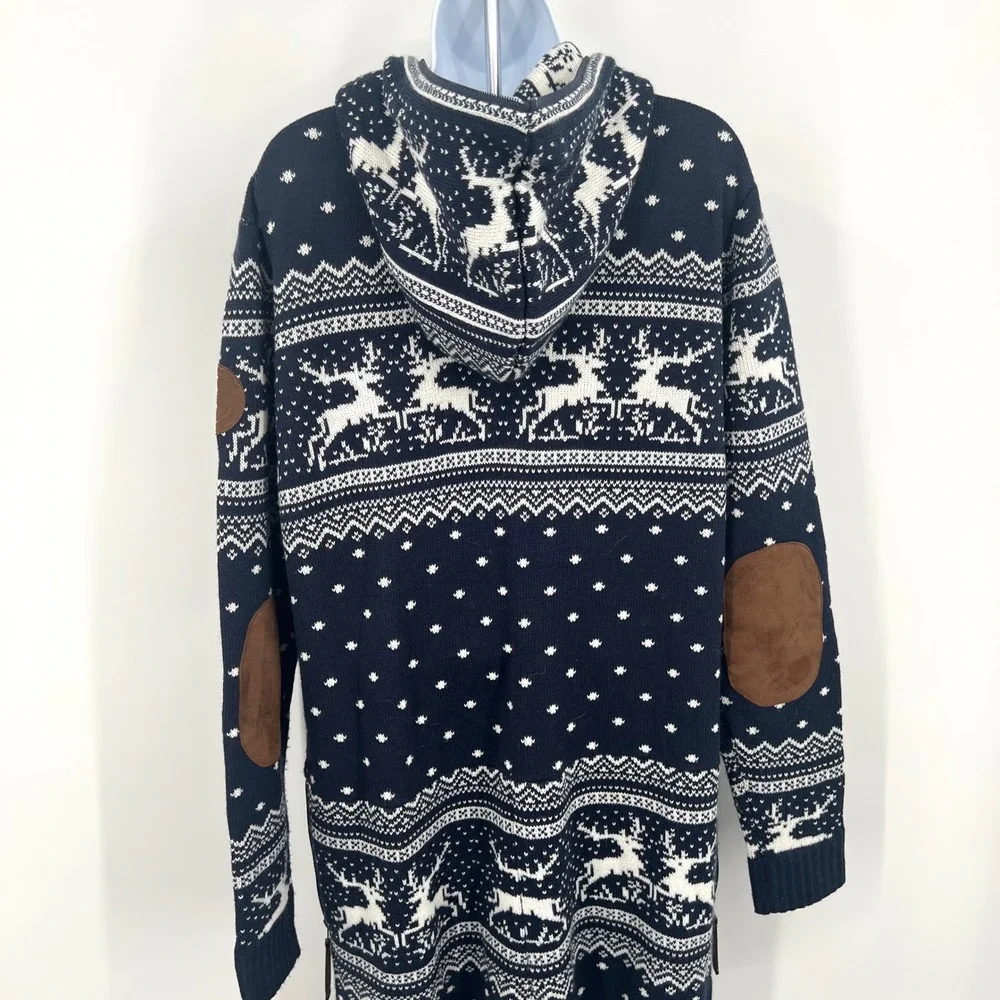 One Piece Norwegian‎ Holidays Are Coming Fair Isle Jumpsuit Onesie Nordic Skiing - Picture 5 of 13